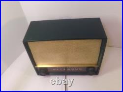 Rare Vintage Motorola 63x 1951 Rare Green Working Tube Radio Collectible