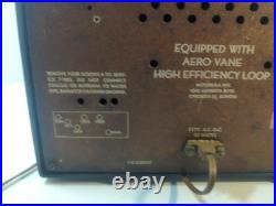 Rare Vintage Motorola 63x 1951 Rare Green Working Tube Radio Collectible