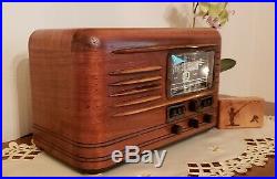 Rare Vintage Packard Bell 46G AM/SW Magic Eye Radio (1939) COMPLETELY RESTORED