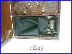 Rare Vintage RCA Radiola 26 Portable Battery Tube Radio Untested