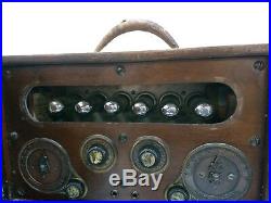 Rare Vintage RCA Radiola 26 Portable Battery Tube Radio Untested
