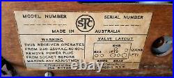 Rare Vintage STC Valve Radio Model A5240S Made in Australia