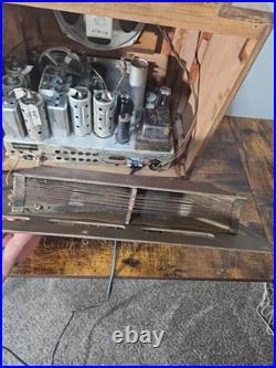 Rare Vintage Sears Silvertone Model R 1591 Tombstone Radio 1940 Works Read Rare Vintage Sears Silvertone Model R 1591 Tombstone Radio 1940 Works Read