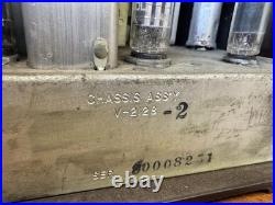 Rare Vintage Westinghouse H-2021 AM / FM Tube Radio