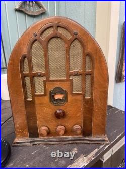 Rare Vintage Zenith 805 Cathedral Radio Restored With Bluetooth