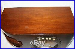 Rare Vintage Zenith Wooden Tube Table Radio Model 6 B 321 Working