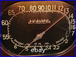 Rare Vtg Hard To Find Howard 225 Desktop Tube Radio 1946 Wood Case Working Orig