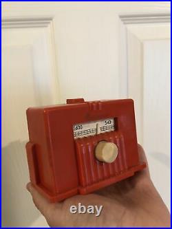 Rare Vtg Modernair Pocket Tube Radio Looks Like Miniature Addison Catalin Radio