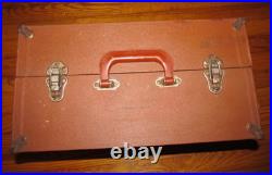 Rare Vtg. Motorola Radio Vacuum Tube Caddy Case Repairmans Case 1940's