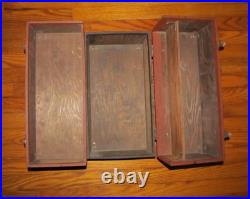 Rare Vtg. Motorola Radio Vacuum Tube Caddy Case Repairmans Case 1940's