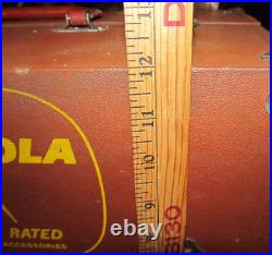 Rare Vtg. Motorola Radio Vacuum Tube Caddy Case Repairmans Case 1940's
