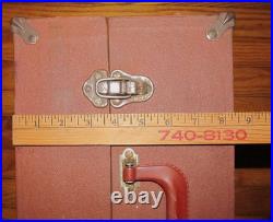 Rare Vtg. Motorola Radio Vacuum Tube Caddy Case Repairmans Case 1940's