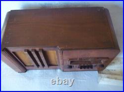 Rare Working Vintage All-Original Farnsworth BT-56 AM Tube Radio WithManual Works