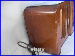 Rare Working Vintage All-Original Farnsworth BT-56 AM Tube Radio WithManual Works