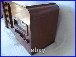 Rare Working Vintage All-Original Farnsworth BT-56 AM Tube Radio WithManual Works