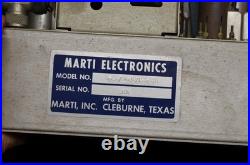 Rare vintage Marti Electronics 25C transmitter vaccum tube broadcasting radio