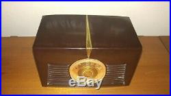 Rca 8-x-541 Vintage bakelite am vacuum tube radio restored