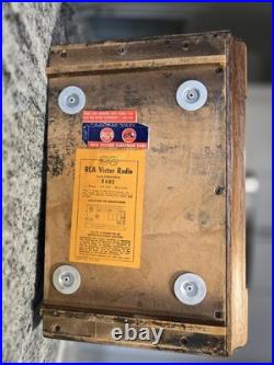 Rca Victor Radio Working Vintage