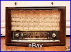 Refurbished! SABA Meersburg W5 EL12 Vintage Tube Radio Giant Speaker Alnico TOP