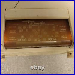 Remler Scottie Tube Radio Vintage 1940's Mid Century MCM Cream White AM Works
