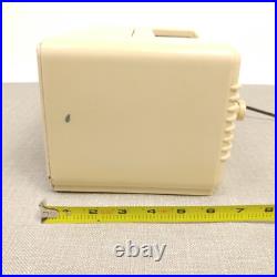 Remler Scottie Tube Radio Vintage Mid Century MCM Cream White AM Tested Works