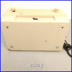 Remler Scottie Tube Radio Vintage Mid Century MCM Cream White AM Tested Works