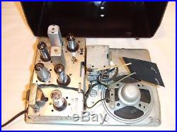 Restored 1952 Vintage RCA Model 1X51 Antique Tube Working AM Radio