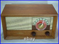Restored Coranado radio wooden Vintage 5 tube radio 1950's