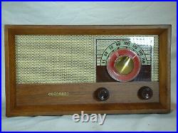 Restored Coranado radio wooden Vintage 5 tube radio 1950's