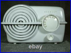 Restored Crosley Bullseye 1951 Atomic Age vintage tube radio
