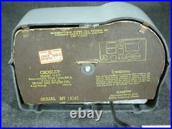 Restored Crosley Bullseye 1951 Atomic Age vintage tube radio