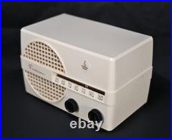 Restored Emerson Atomic Age mid 1950's vintage tube radio plascon old antique