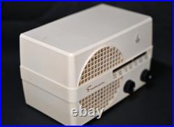 Restored Emerson Atomic Age mid 1950's vintage tube radio plascon old antique