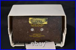 Restored Emerson Atomic Age mid 1950's vintage tube radio plascon old antique