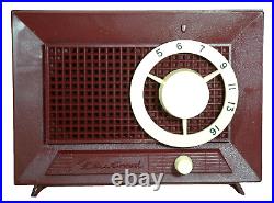 Restored, Fleetwood Vintage tube radio Jetsons Atomic Age 1950's