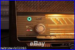 Restored! Graetz Melodia 519 Vintage Tube Radio Soundcompressor Surround TOP 60s