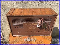 Restored LUMOPHON WD661 german vintage tube radio, build 1950 Nürnberg tested