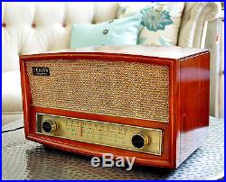 Restored, Near mint Old Antique Zenith Vintage G730 Tube Radio Works Perfect