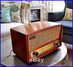 Restored, Near mint Old Antique Zenith Vintage G730 Tube Radio Works Perfect