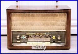 Restored! SABA Meersburg Automatic 8 Vintage German Tube Radio TOP CONDITION