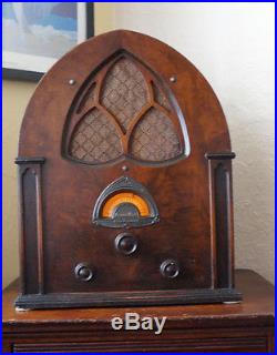 Restored Vintage 1931 Atwater Kent 84 Cathedral Radio