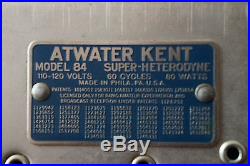 Restored Vintage 1931 Atwater Kent 84 Cathedral Radio