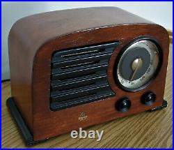 Restored Vintage 1947 Wood Cabinet Emerson Table Radio Model 544