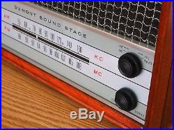 Restored Vintage DuMont 1960's High Fidelity am / fm Tube Radio, & Hi-Fi Player