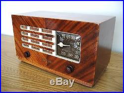 Restored Vintage Philco 1948 AM Broadcast Table Radio CLASSIC STYLING