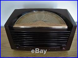 Restored Vintage Philco Bakelite AM Table Radio from 1950 Sparkler Dial