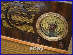 Restored Vintage Stewart-Warner R-114 AM Table Radio from 1936