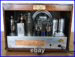 Restored Vintage Stewart-Warner R-114 AM Table Radio from 1936