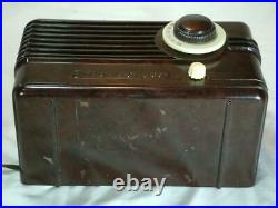Restored Westinghouse mini vintage tube radio, cira 1947