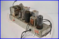 Restored Zenith Racetrack Atomic age 1950's H511 vintage tube radio old, antique